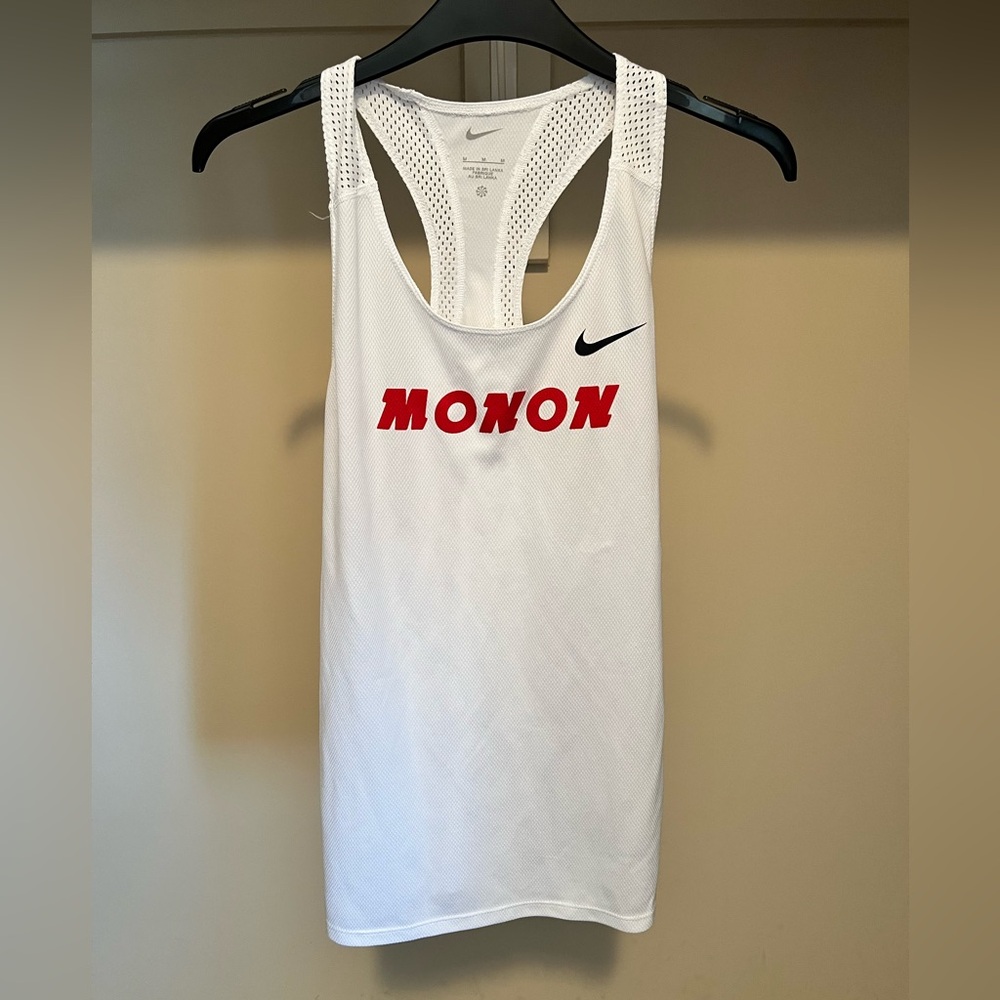 Nike White Women’s Monon Track Club Singlet